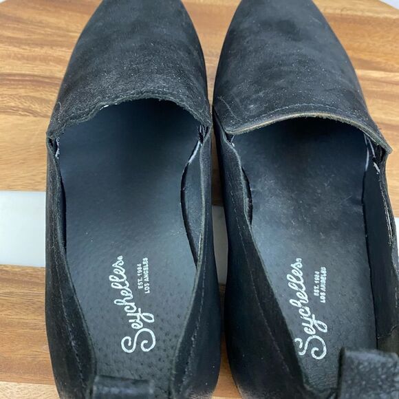 Anthropologie Seychelles Suede Booties Chelsea Boots Size 7 - Picture 4 of 8